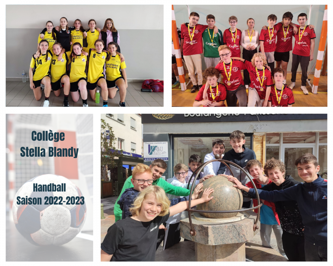 Handball collège Stella Blandy Saison 20222023 Mairie de